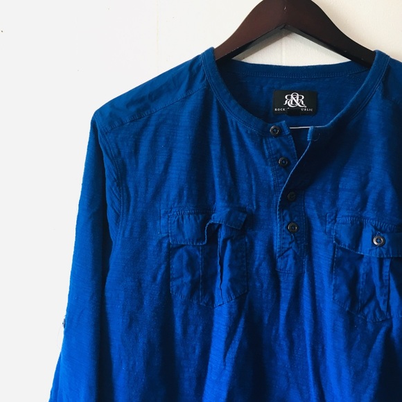 Rock & Republic Other - • rock & republic casual cobalt blue tee •
